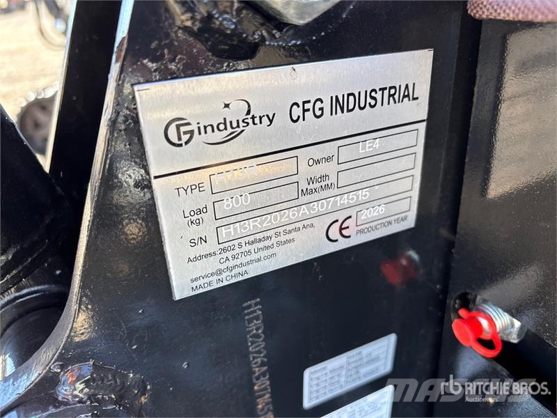 CFG H13R Mini Excavator (Unused) Miniescavadeiras < 7t (Mini escavadeiras)