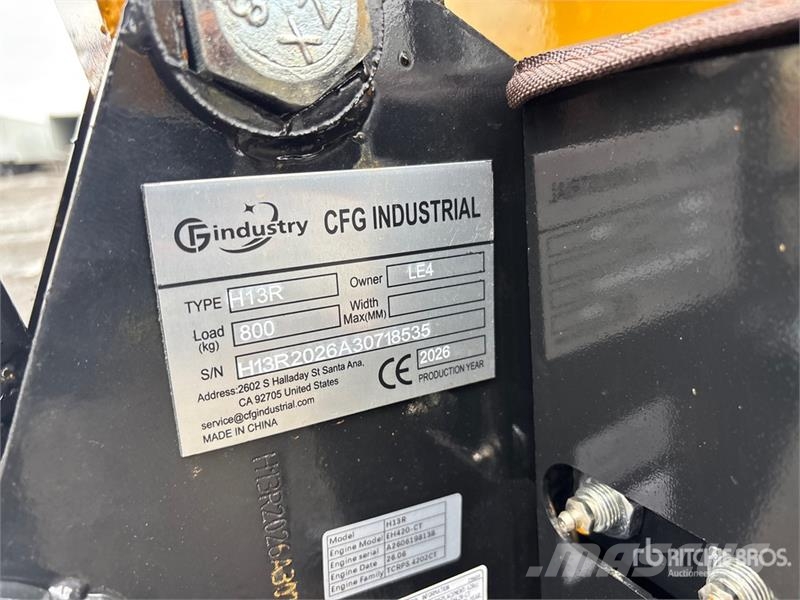 CFG H13R Mini Excavator (Unused) Mini excavators < 7t (Mini diggers)