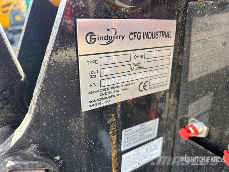 CFG H13R Mini Excavator (Unused) Mini ekskavatörler, 7 tona dek