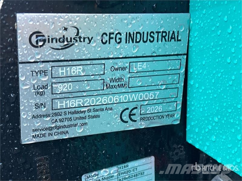 CFG H16R Mini Excavator (Unused) Mini ekskavatori < 7 t
