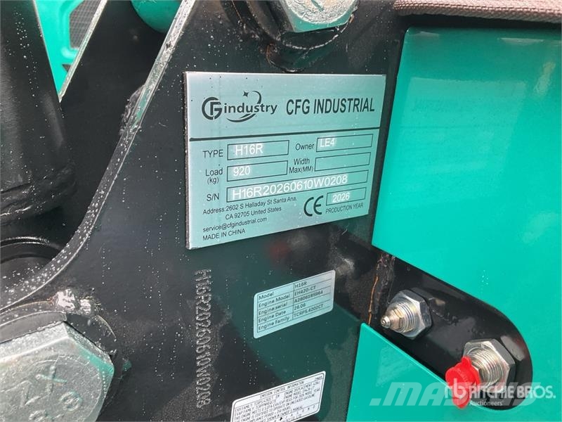 CFG H16R Mini Excavator (Unused) Mini excavators < 7t (Mini diggers)