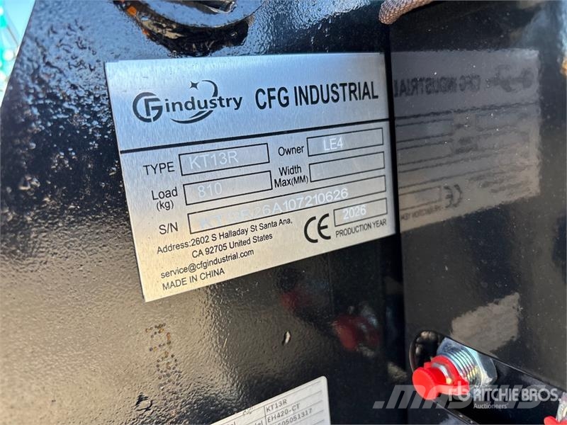 CFG KT13R Mini Excavator (Unused) Mini ekskavatori < 7 t