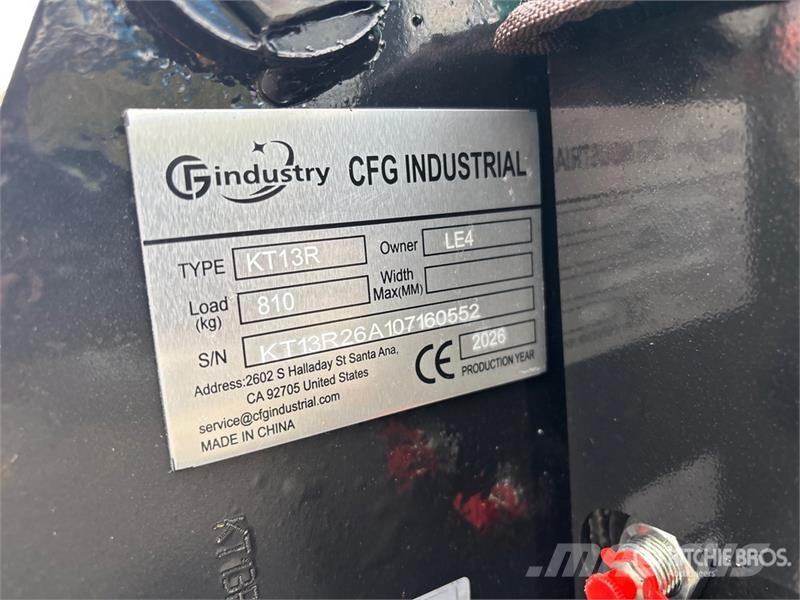 CFG KT13R Mini Excavator (Unused) Mini excavatoare < 7t