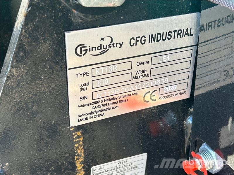 CFG KT13R Mini Excavator (Unused) Mini kotrók < 7t