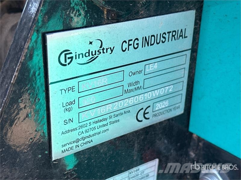 CFG KV16R Mini Excavator (Unused) Mini bageri < 7t