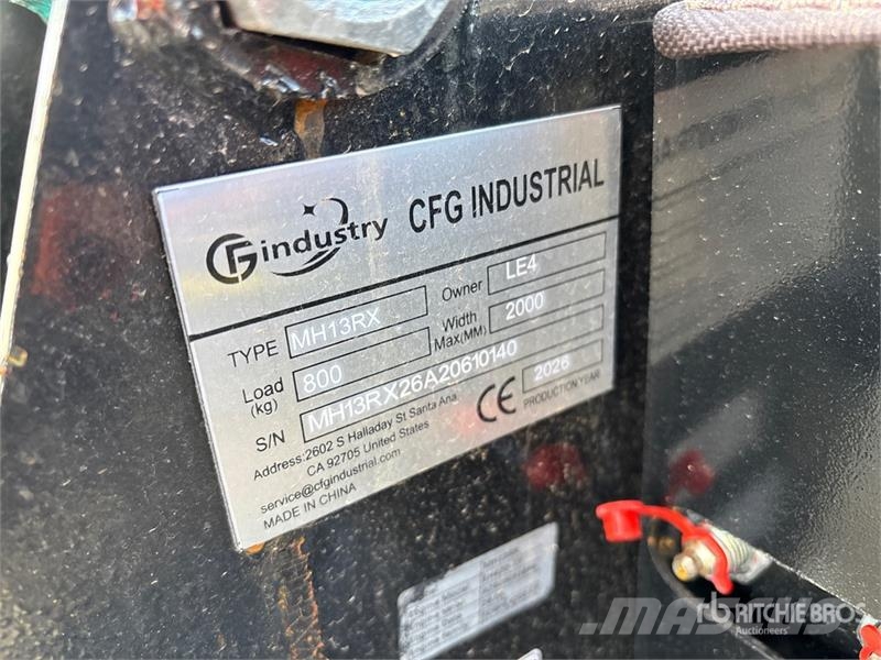 CFG MH13RX Mini Excavator (Unused) Mini ekskavatörler, 7 tona dek