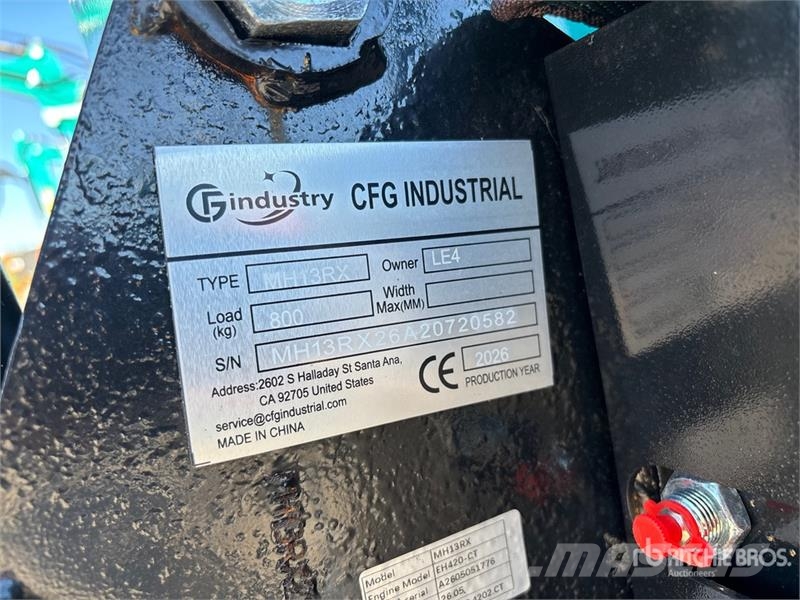 CFG MH13RX Mini Excavator (Unused) Мини-экскаваторы