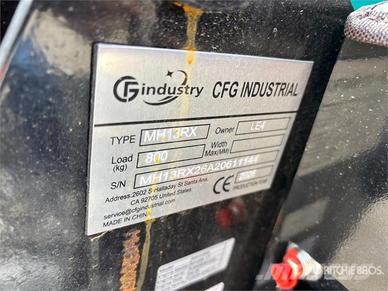 CFG MH13RX Mini Excavator (Unused) حفارات صغيرة أقل من 7 طن (حفارات صغيرة)