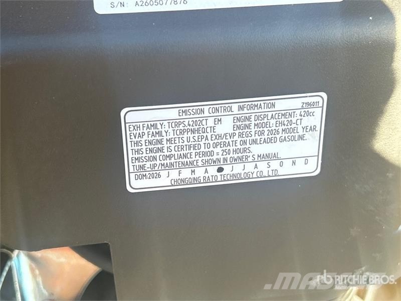 CFG MX12R Mini Excavator (Unused) Mini bagri <7t