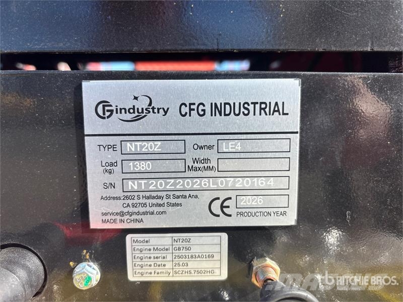 CFG NT20Z Mini Excavator (Unused) Mini ekskavatori < 7 t