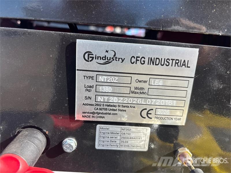 CFG NT20Z Mini Excavator (Unused) Mini ekskavatori < 7 t