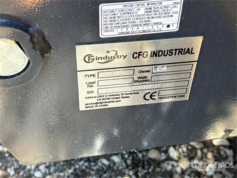 CFG QK18R Mini Excavator (Unused) Mini bageri < 7t