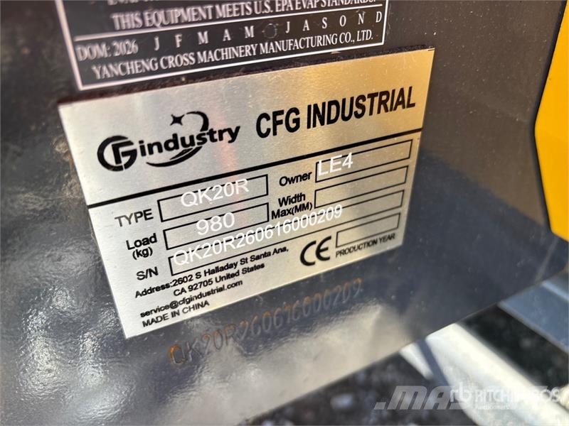 CFG QK20R Mini Excavator (Unused) Miniexcavadoras