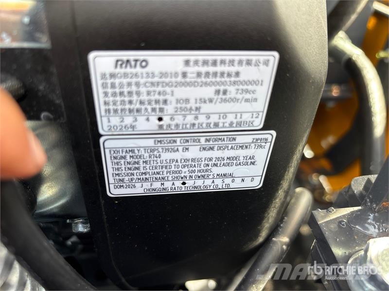 CFG QK20R Mini Excavator (Unused) 小型挖土機/掘鑿機<7t(小型挖掘機)
