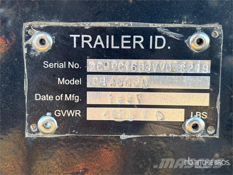 Chagnon Quad/A Roll-Off Trailer Tandem Prikolice