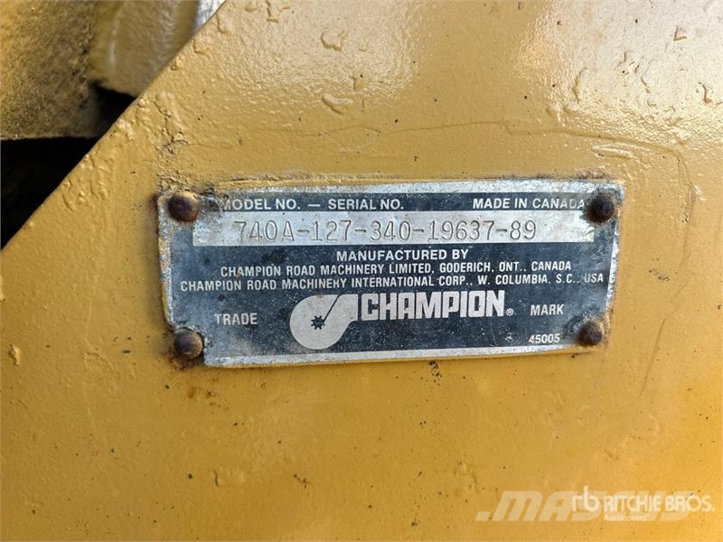 Champion 740A Motor Grader Grader