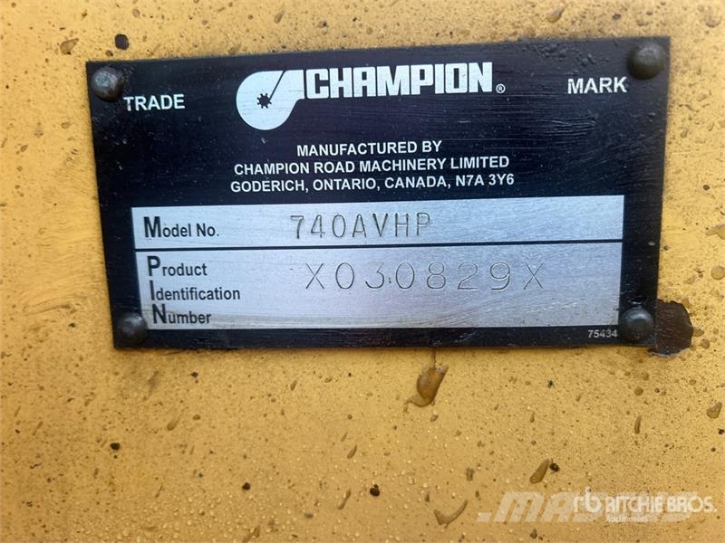 Champion 740A VHP Series VI Motor Grader Graders