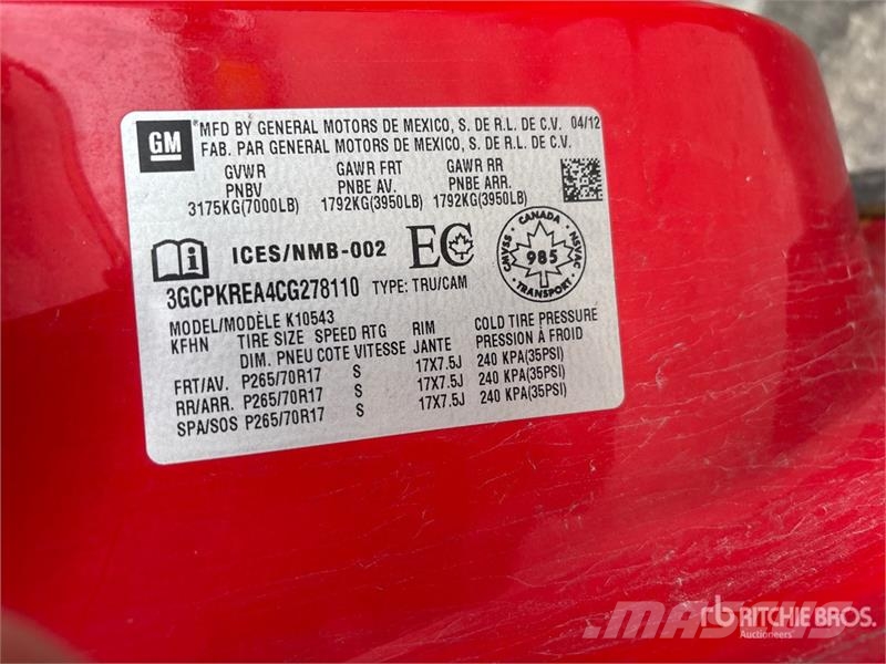 Chevrolet Silverado 1500 LT 4x4 Crew Cab Pickup Övriga bilar