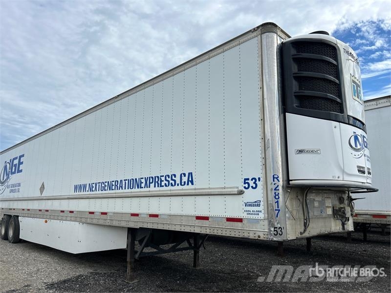 CIMC 53 ft x 102 in T/A Refrigerated Trailer Puspriekabės su izoterminiu kėbulu
