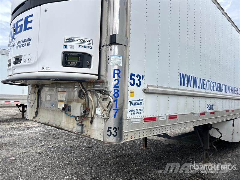 CIMC 53 ft x 102 in T/A Refrigerated Trailer Puspriekabės su izoterminiu kėbulu