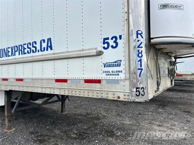 CIMC 53 ft x 102 in T/A Refrigerated Trailer Puspriekabės su izoterminiu kėbulu