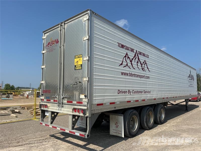 CIMC 53 ft x 102 in T/A Refrigerated Trailer نصف مقطورات بدرجة حرارة قابلة للضبط