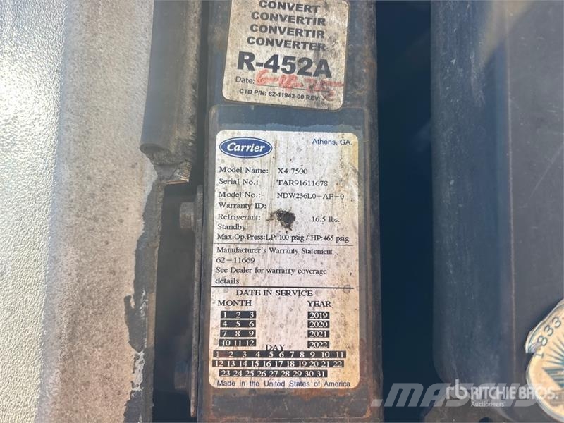 CIMC 53 ft x 102 in T/A Refrigerated Trailer Hladilne polprikolice