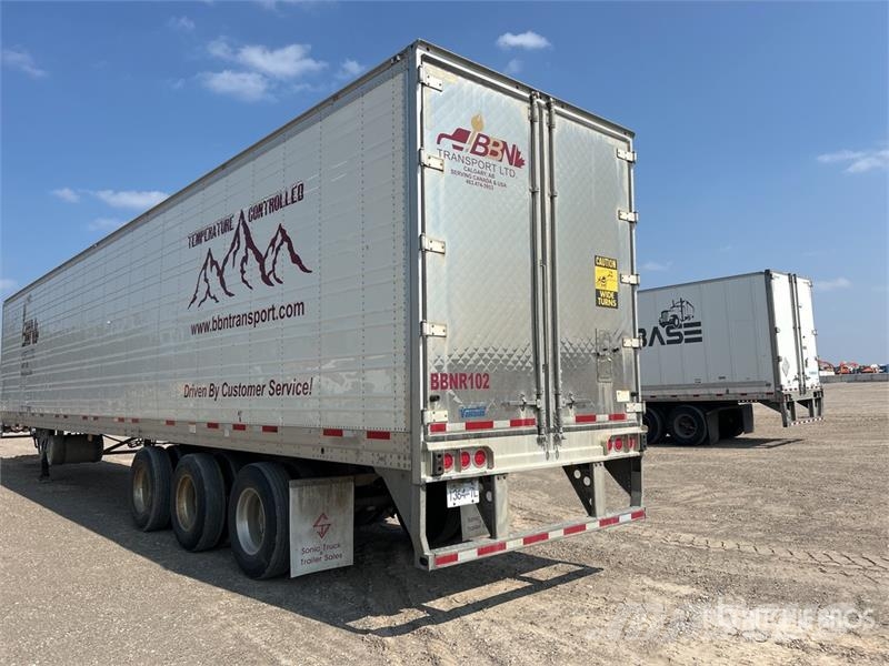 CIMC 53 ft x 102 in T/A Refrigerated Trailer نصف مقطورات بدرجة حرارة قابلة للضبط