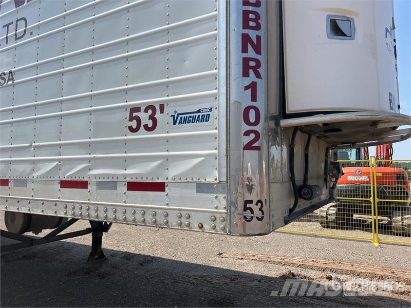 CIMC 53 ft x 102 in T/A Refrigerated Trailer نصف مقطورات بدرجة حرارة قابلة للضبط