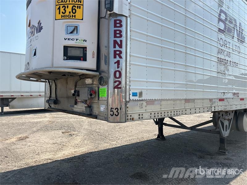 CIMC 53 ft x 102 in T/A Refrigerated Trailer نصف مقطورات بدرجة حرارة قابلة للضبط