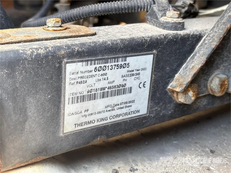 CIMC 53 ft x 102 in T/A Refrigerated Trailer Puspriekabės su izoterminiu kėbulu