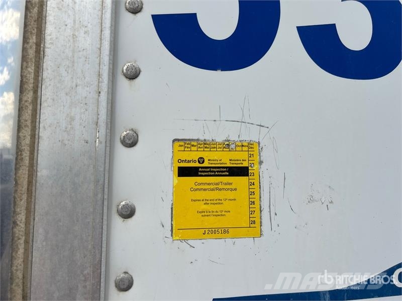 CIMC 53 ft x 102 in T/A Refrigerated Trailer Puspriekabės su izoterminiu kėbulu