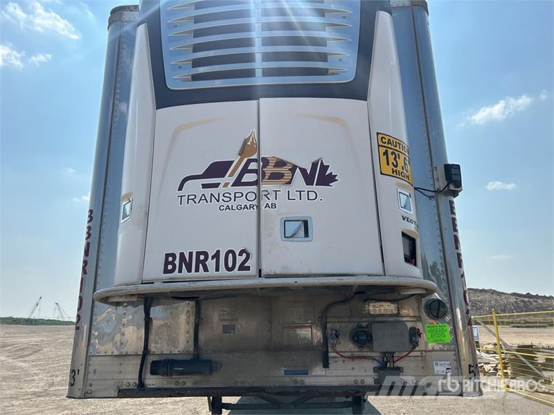 CIMC 53 ft x 102 in T/A Refrigerated Trailer نصف مقطورات بدرجة حرارة قابلة للضبط