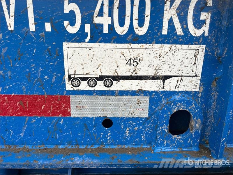 CIMC CB45M3OTC00 Tri/A Extendable Container Trailer Containerframe/Skiploader trailers