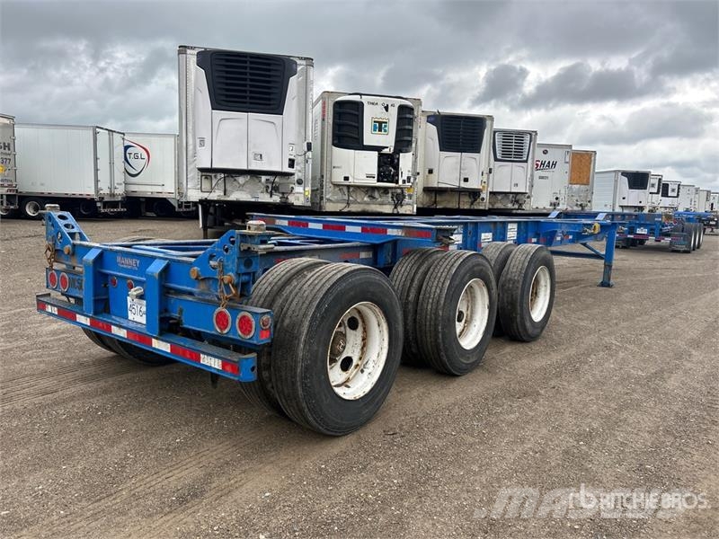 CIMC CB45M3OTC00 Tri/A Extendable Container Trailer Containerframe/Skiploader trailers