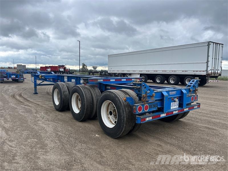 CIMC CB45M3OTC00 Tri/A Extendable Container Trailer Containerframe/Skiploader trailers