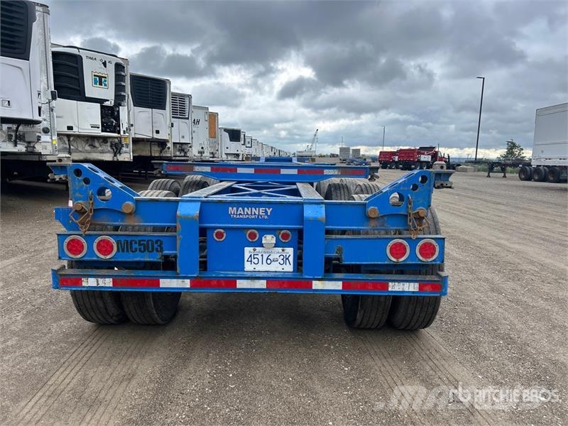 CIMC CB45M3OTC00 Tri/A Extendable Container Trailer Containerframe/Skiploader trailers