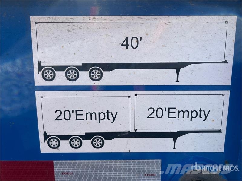 CIMC CB45M3OTC00 Tri/A Extendable Container Trailer Containeranhänger