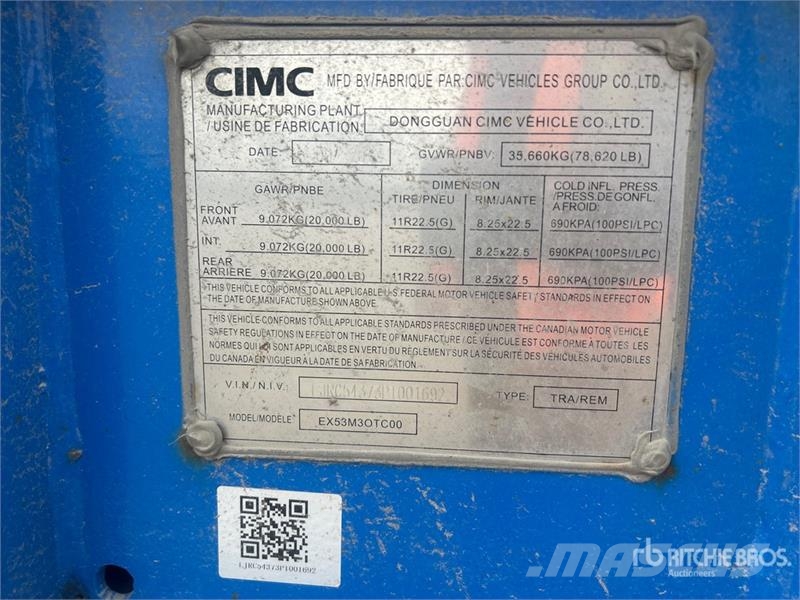 CIMC EX53M3OTC00 Konteineriekrāvēji