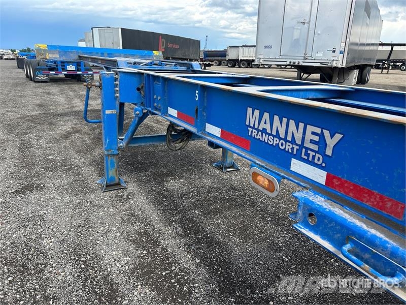 CIMC EX53M3OTC00 Tri/A Extendable Container Trailer Remolques portacontenedores