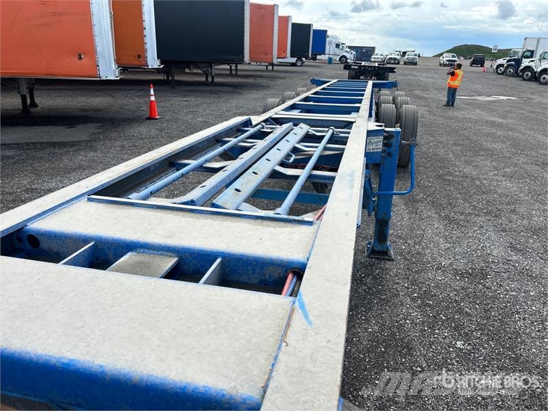 CIMC EX53M3OTC00 Tri/A Extendable Container Trailer Remolques portacontenedores