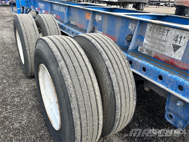 CIMC EX53M3OTC00 Tri/A Extendable Container Trailer Remolques portacontenedores
