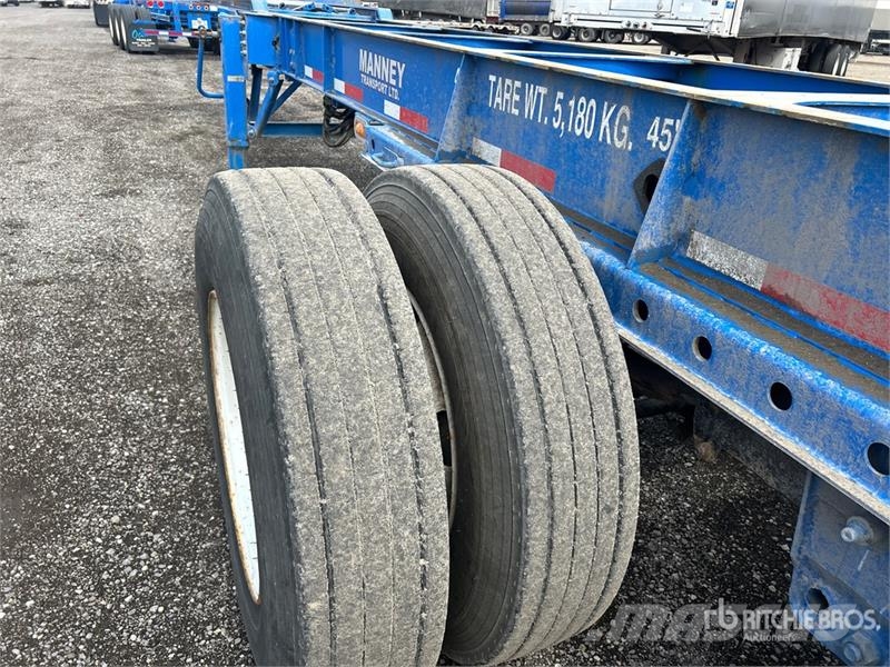 CIMC EX53M3OTC00 Tri/A Extendable Container Trailer Remolques portacontenedores