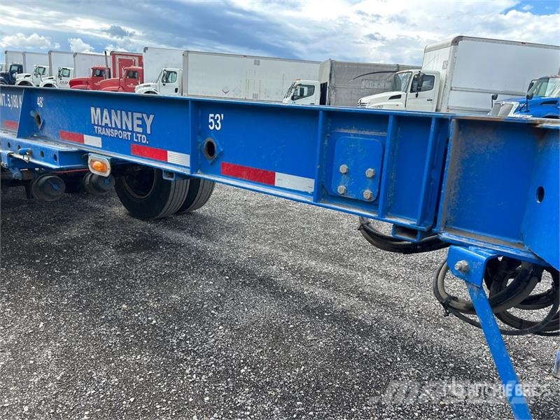CIMC EX53M3OTC00 Tri/A Extendable Container Trailer Remolques portacontenedores