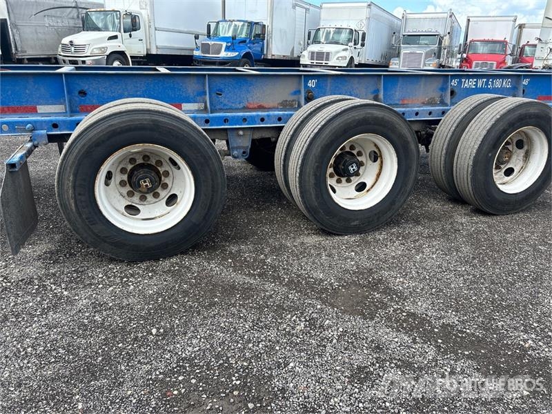CIMC EX53M3OTC00 Tri/A Extendable Container Trailer Remolques portacontenedores