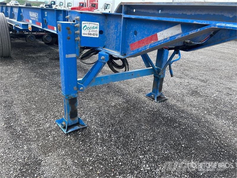CIMC EX53M3OTC00 Tri/A Extendable Container Trailer Remolques portacontenedores
