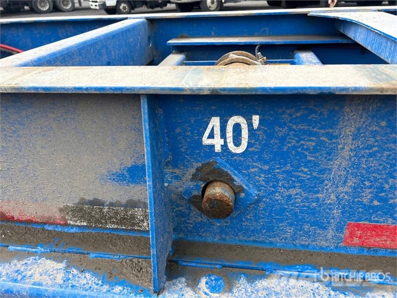 CIMC EX53M3OTC00 Tri/A Extendable Container Trailer Remolques portacontenedores