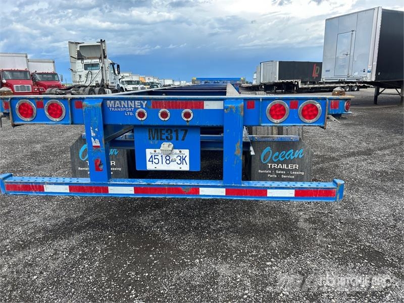 CIMC EX53M3OTC00 Tri/A Extendable Container Trailer Remolques portacontenedores