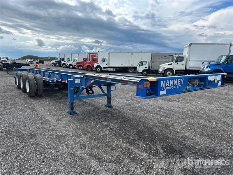 CIMC EX53M3OTC00 Tri/A Extendable Container Trailer Remolques portacontenedores