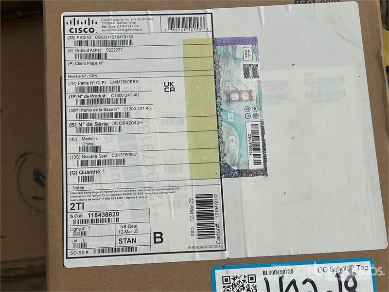 Cisco DNI2842042H Catalyst 1300 24-Port GE Switch Drugi deli